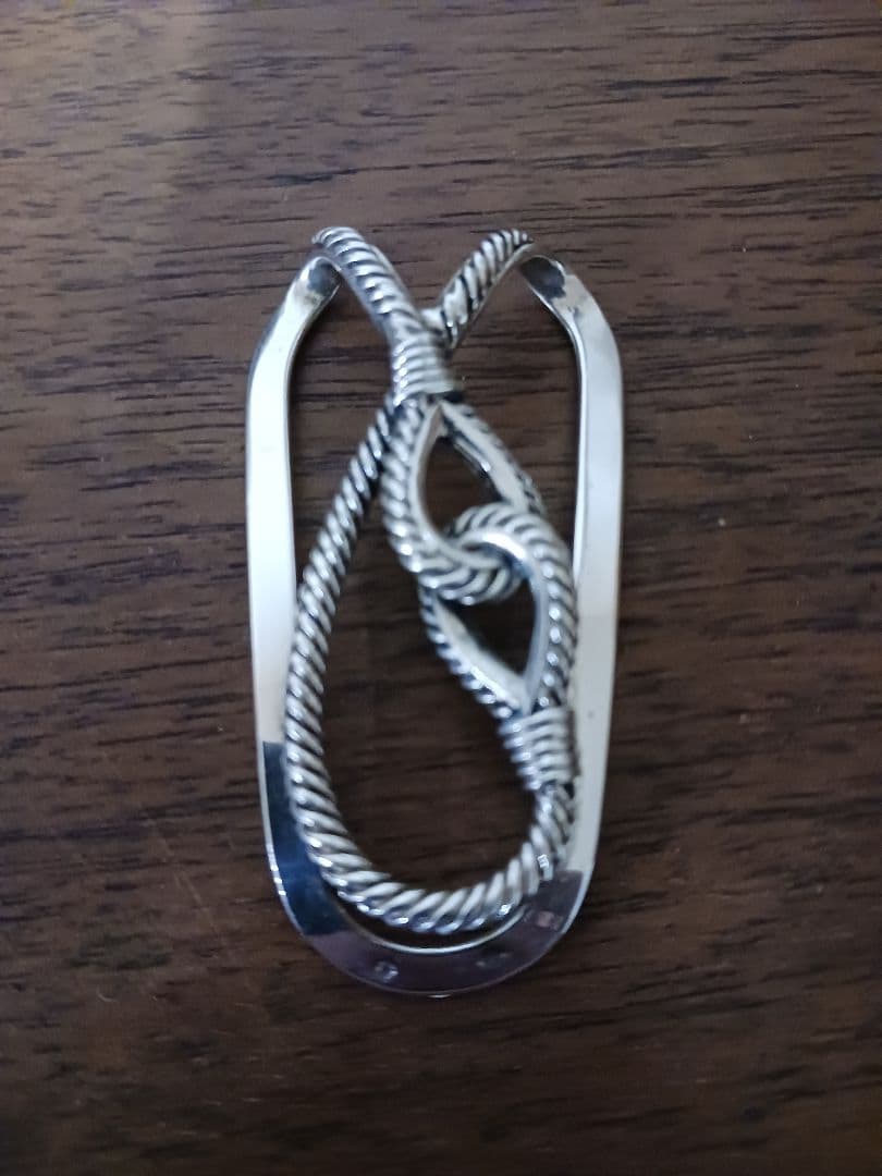 HERMES　シルバー 925 ヴィンテージ　マネークリップ 　エルメス