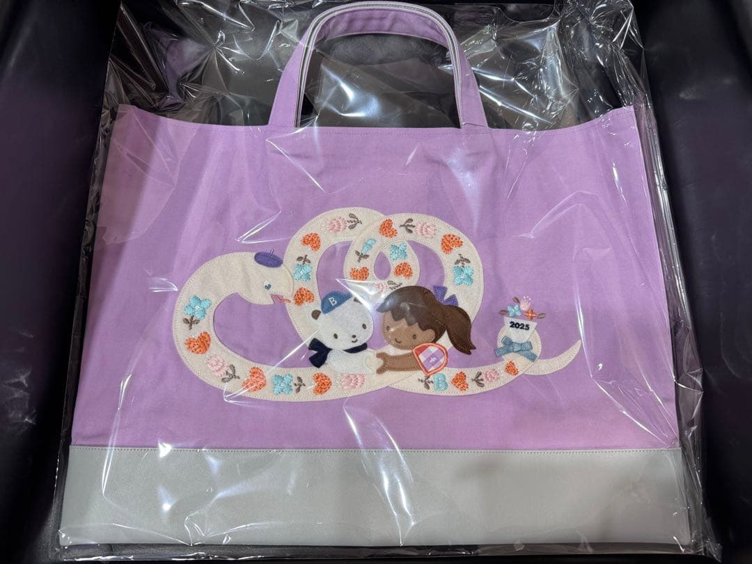 BEAMS JAPAN × familiar デニムバッグ2025巳年新品未使用