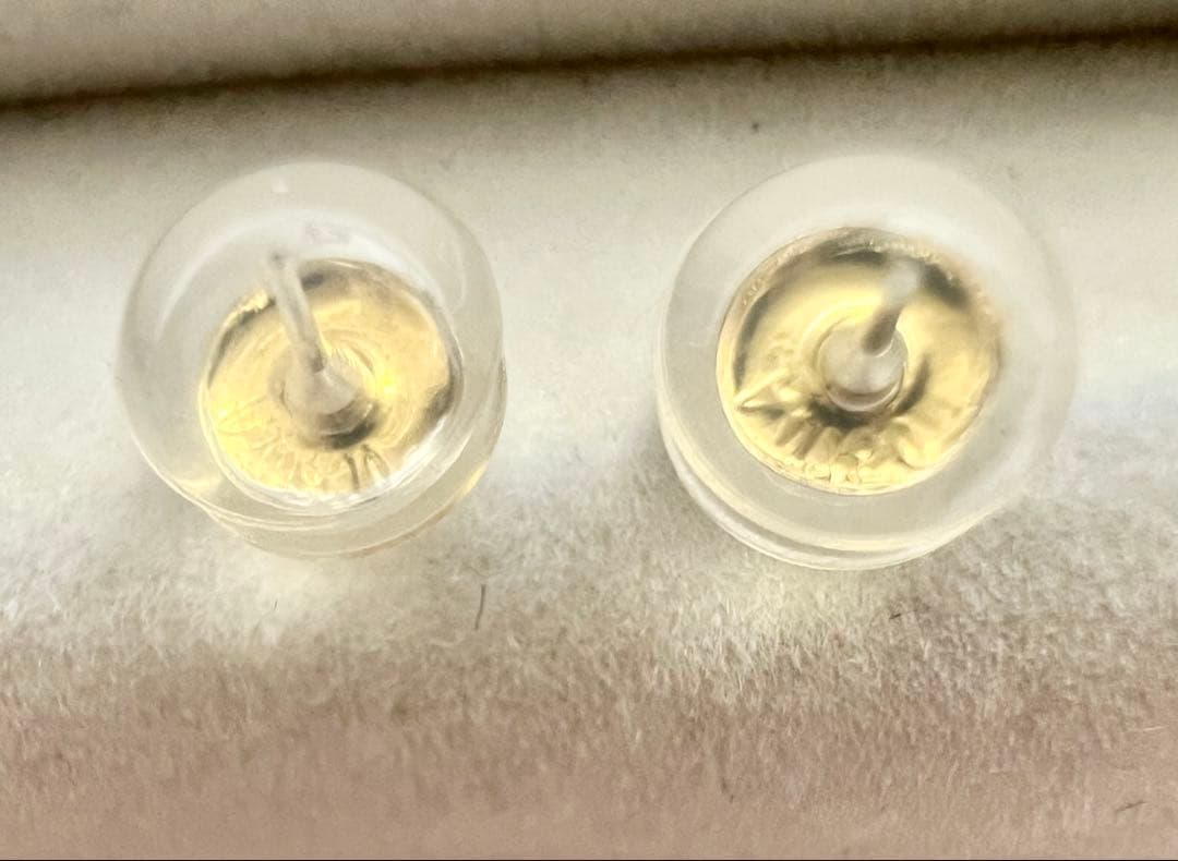 A6827南洋真珠天然本真珠ピアス イヤリング18k海水真珠ゴールドパール大粒