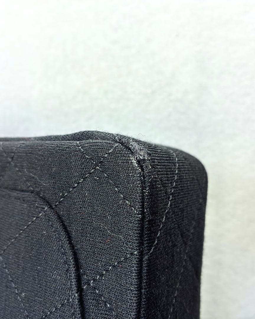 ヴィンテージCHANEL マトラッセ ミニ チェーンバッグ 黒 金具 フルセット