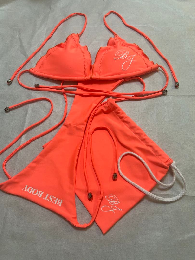 BBJ公式】ベストボディジャパン BBJ公式ビキニ　オレンジ　M