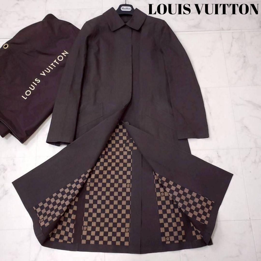 美品✨ルイヴィトン ダミエ マッキントッシュ ステンカラーコート 保存袋付