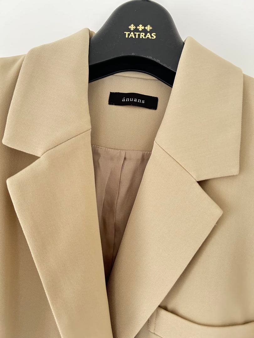 美品⭐︎anuansタックスリーブオーバーオール