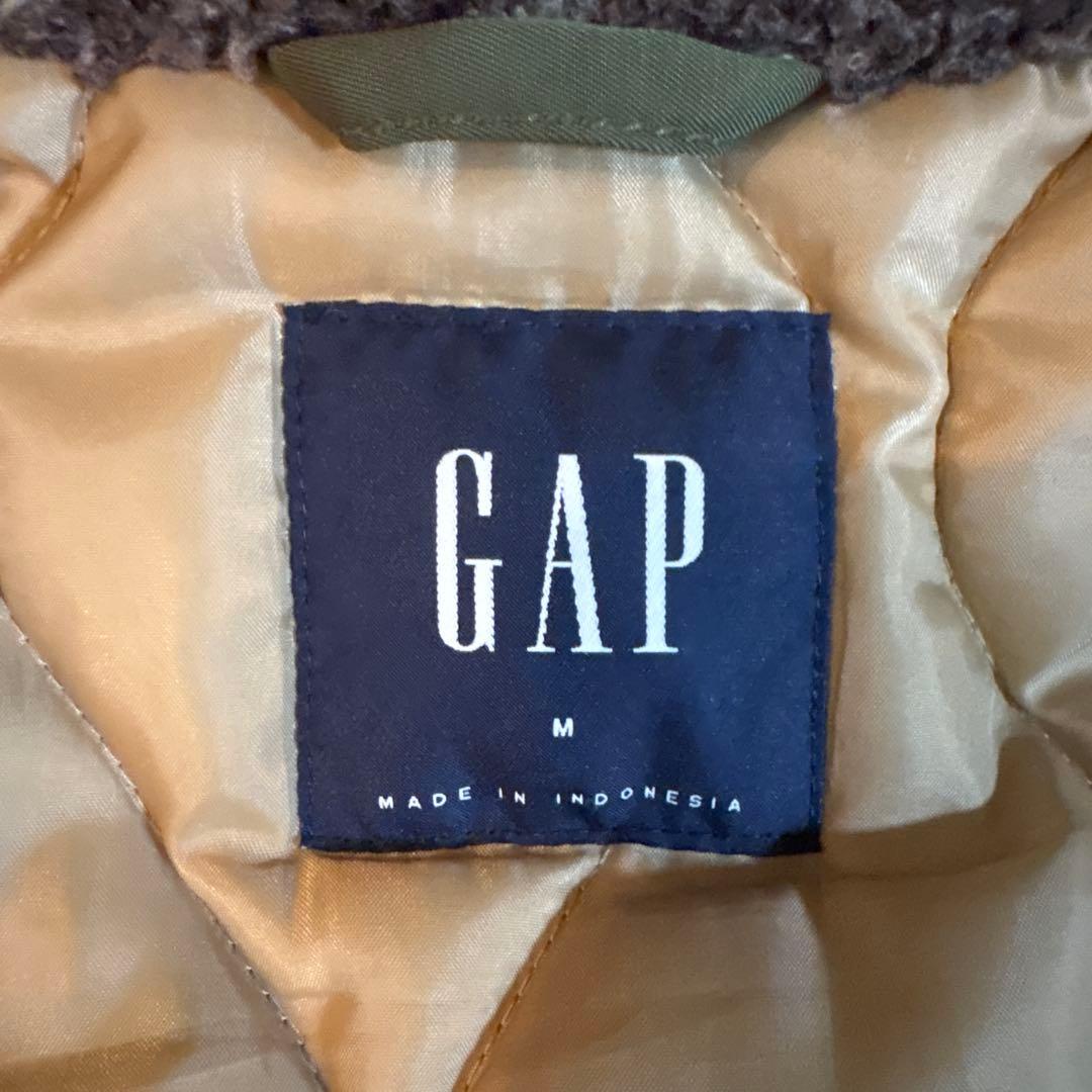 00s OLDGAP B-15 フライトジャケット M 襟ボア 中綿キルティング