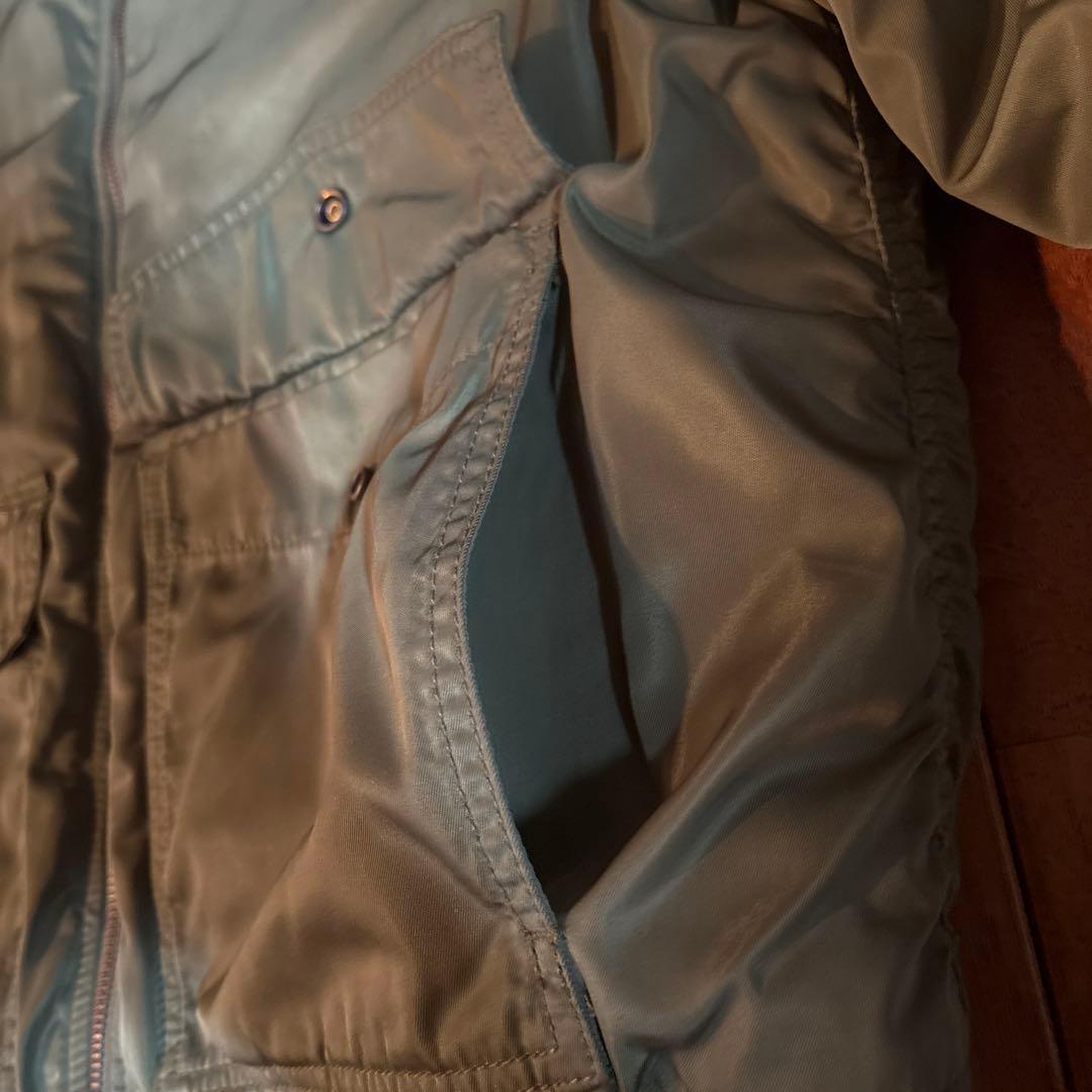 00s OLDGAP B-15 フライトジャケット M 襟ボア 中綿キルティング