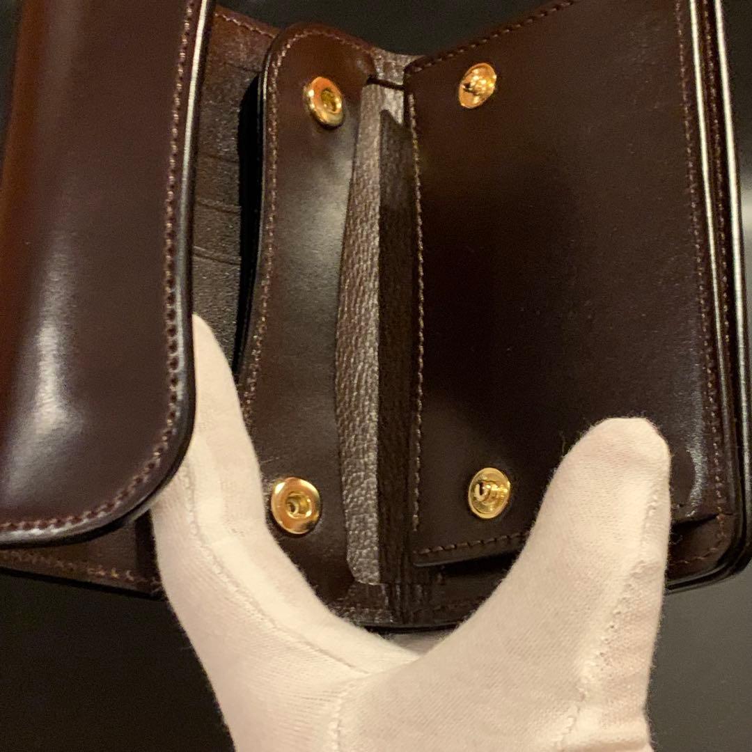 【新品】ワイルドスワンズ バーン コードバン（ダークバーガンディ）三つ折り財布