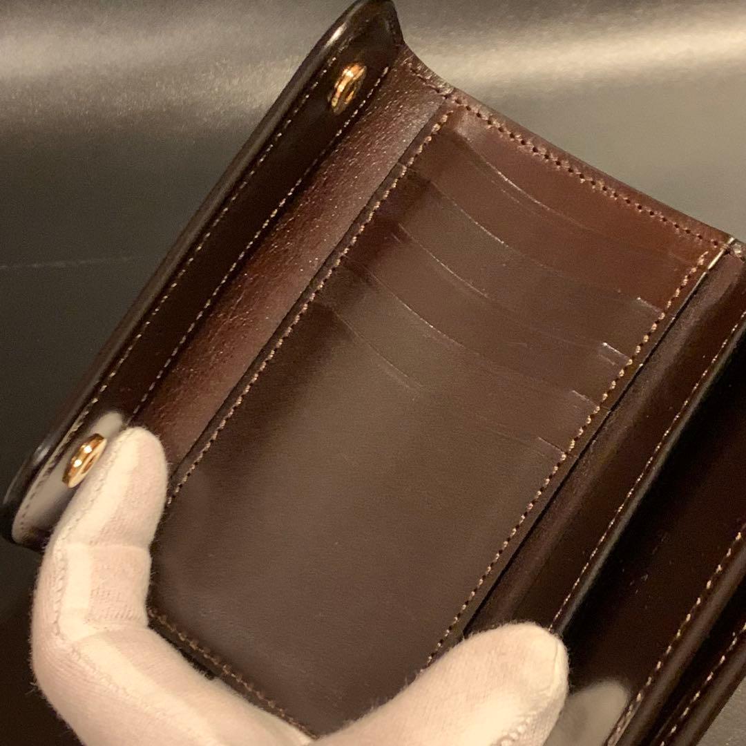 【新品】ワイルドスワンズ バーン コードバン（ダークバーガンディ）三つ折り財布