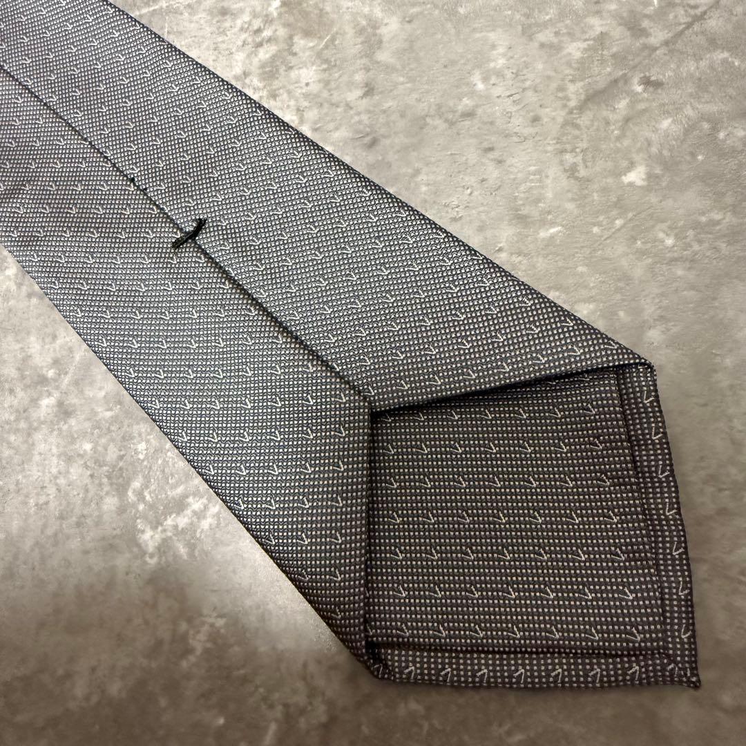 【✨美品✨】LOUIS VUITTON ルイヴィトン ネクタイ グレー 結婚式