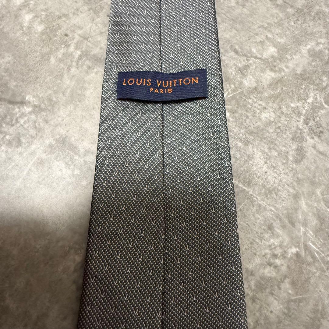 【✨美品✨】LOUIS VUITTON ルイヴィトン ネクタイ グレー 結婚式
