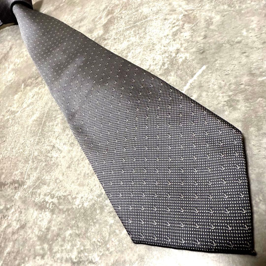 【✨美品✨】LOUIS VUITTON ルイヴィトン ネクタイ グレー 結婚式