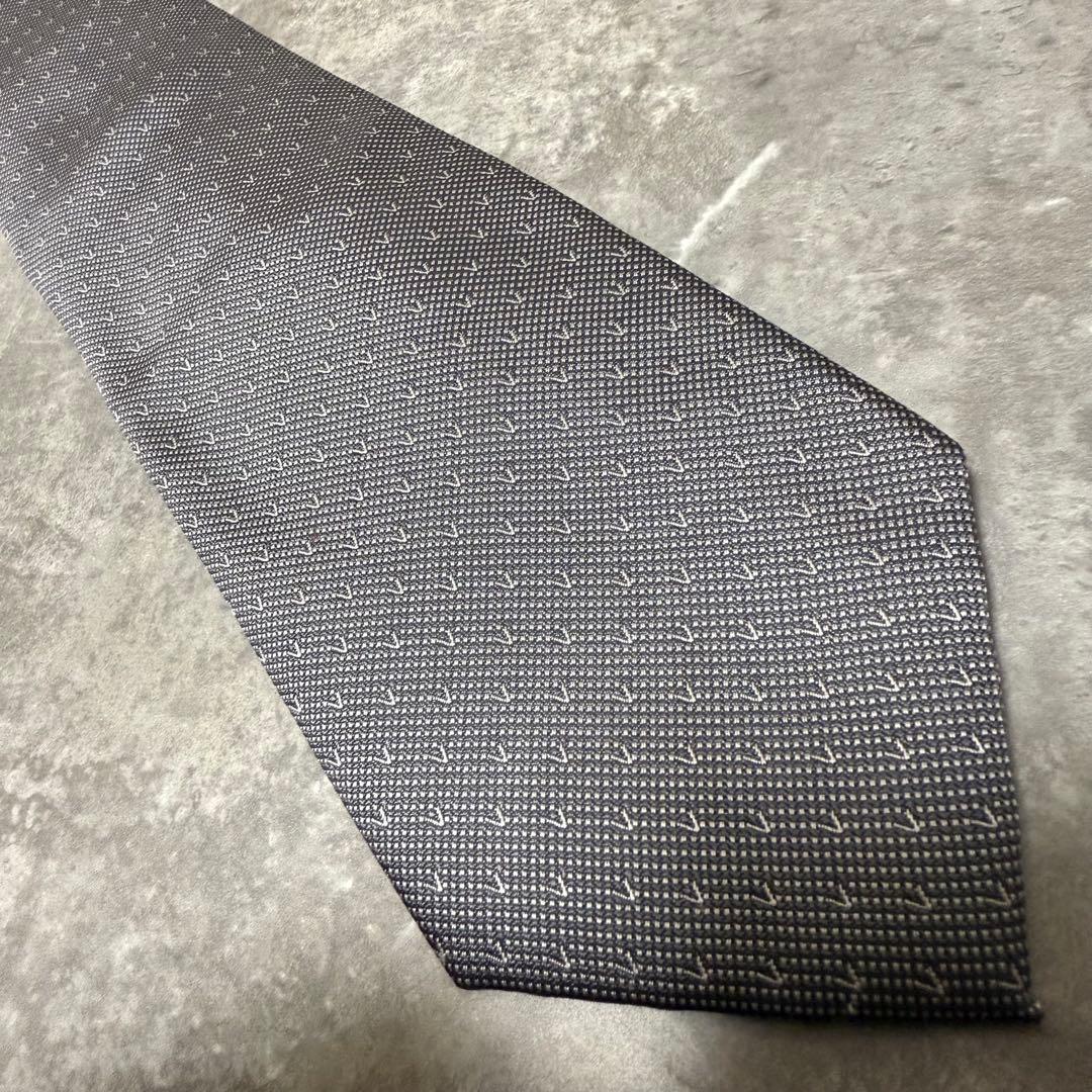 【✨美品✨】LOUIS VUITTON ルイヴィトン ネクタイ グレー 結婚式