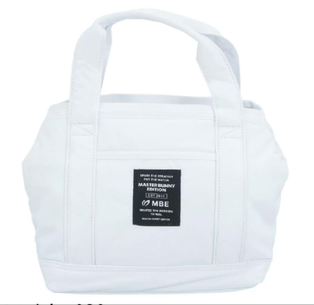 新品 パーリーゲイツ マスターバニー ポリエステルカートバッグ 白 兼用モデル