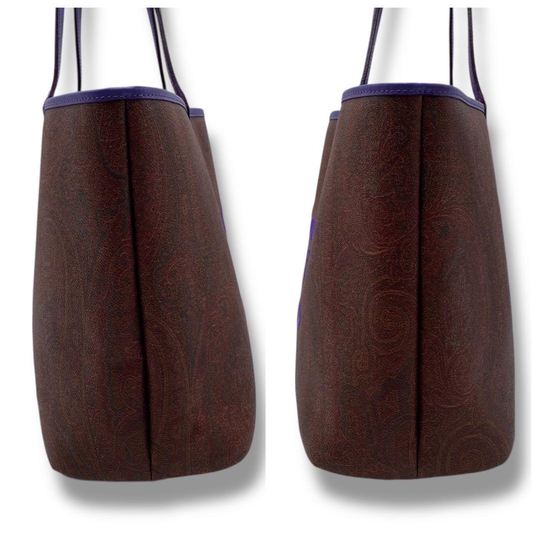 良品 ETRO エトロ ペガサス ペイズリー トートバッグ バッグ A4 ロゴ