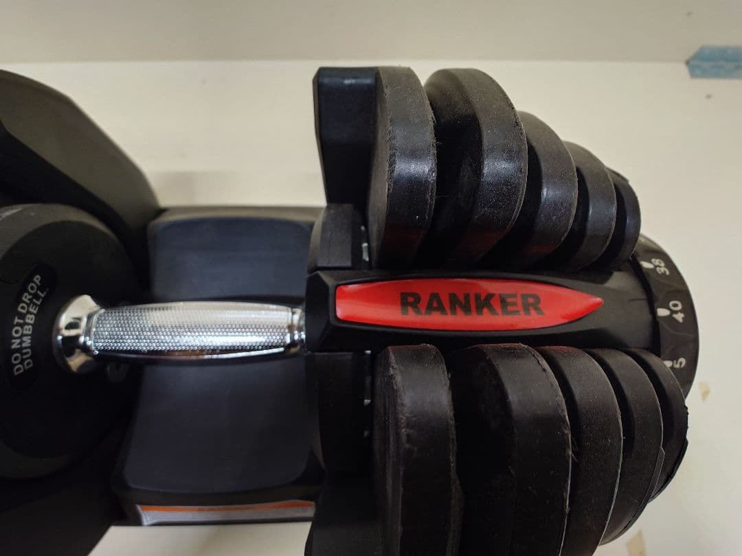 TOP FILM 可変式 ダンベル 40kg 重量調節 可変式ダンベル ①