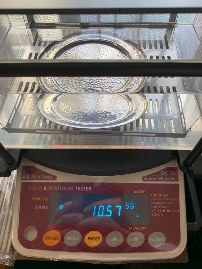 silver 純銀 品位999 総重量51g 銘々皿 豆皿 菓子ピック