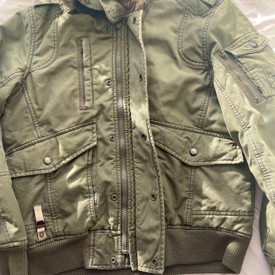 ジャケット・アウター DIESEL N-2B archive y2k flight jacket L