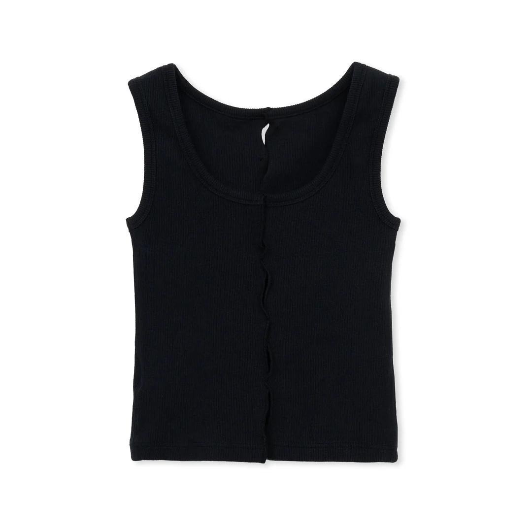 シシクイSHISHIKUI holed north カットアウトトップス♥黒新品