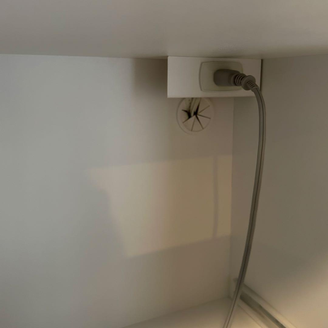 【最終値下げ★5/4まで限定出品】送料込み ニトリ ホワイトガラス扉付き食器棚