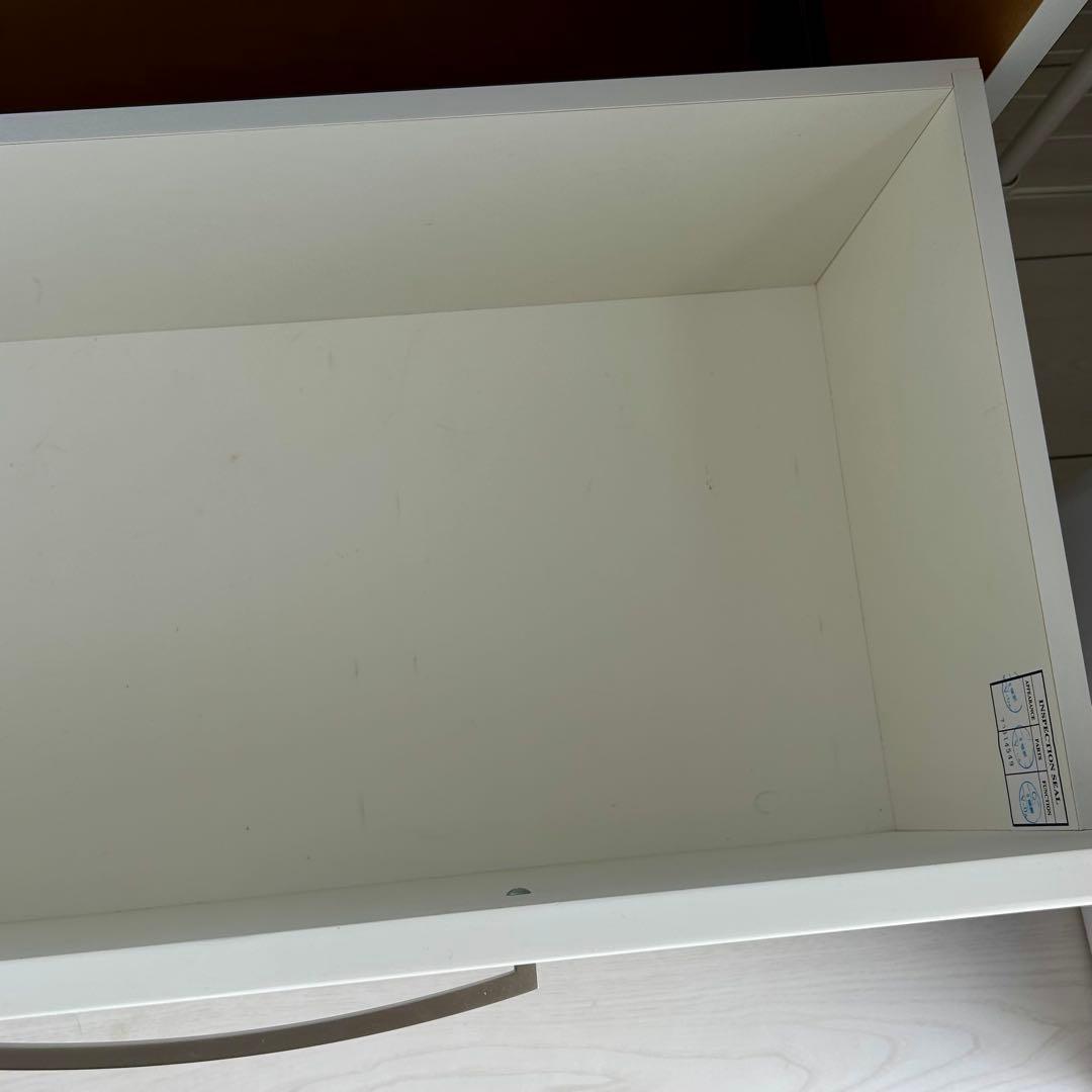 【最終値下げ★5/4まで限定出品】送料込み ニトリ ホワイトガラス扉付き食器棚