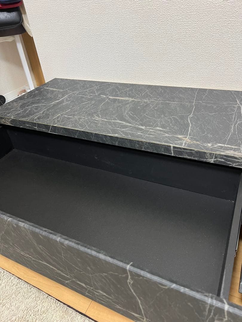 【rafraichir17】LOWYA テレビボード 大理石柄