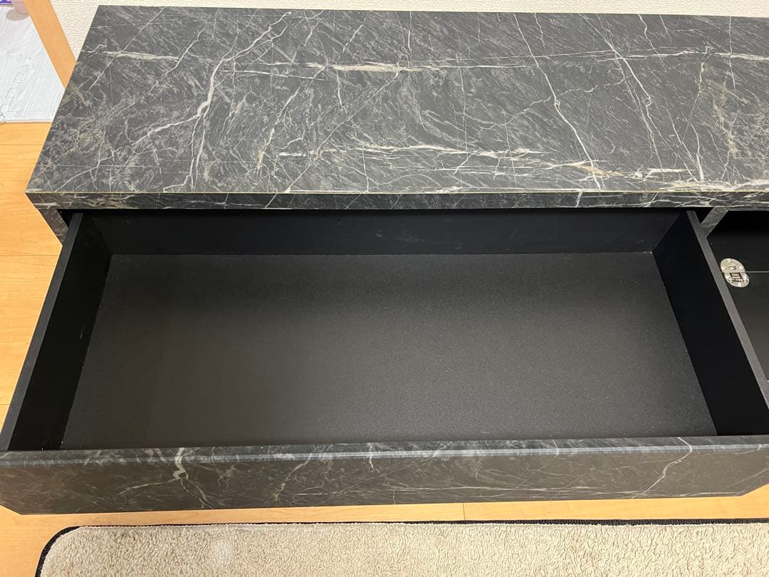 【rafraichir17】LOWYA テレビボード 大理石柄