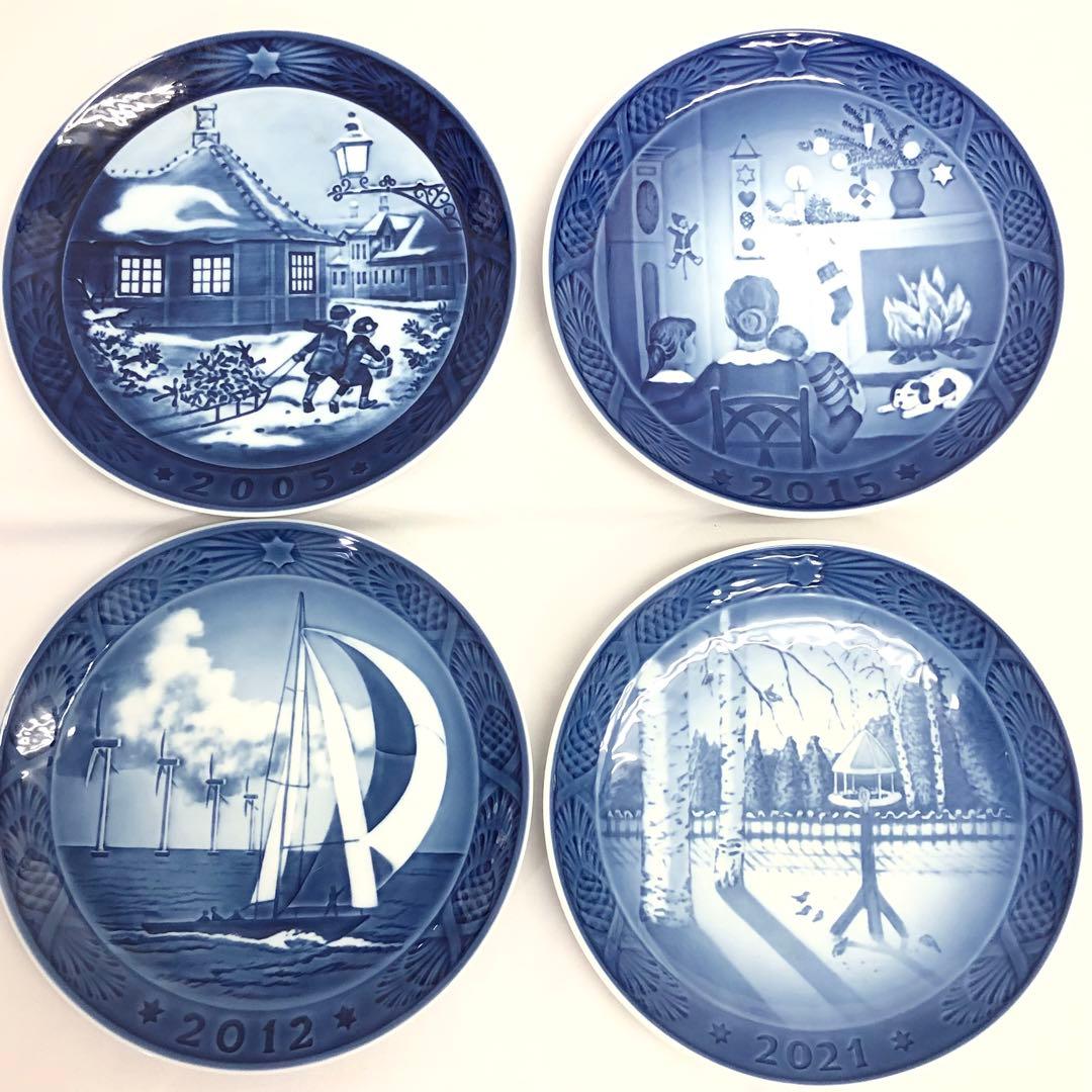 【339】ロイヤルコペンハーゲン イヤープレート 1974〜2021年 16枚