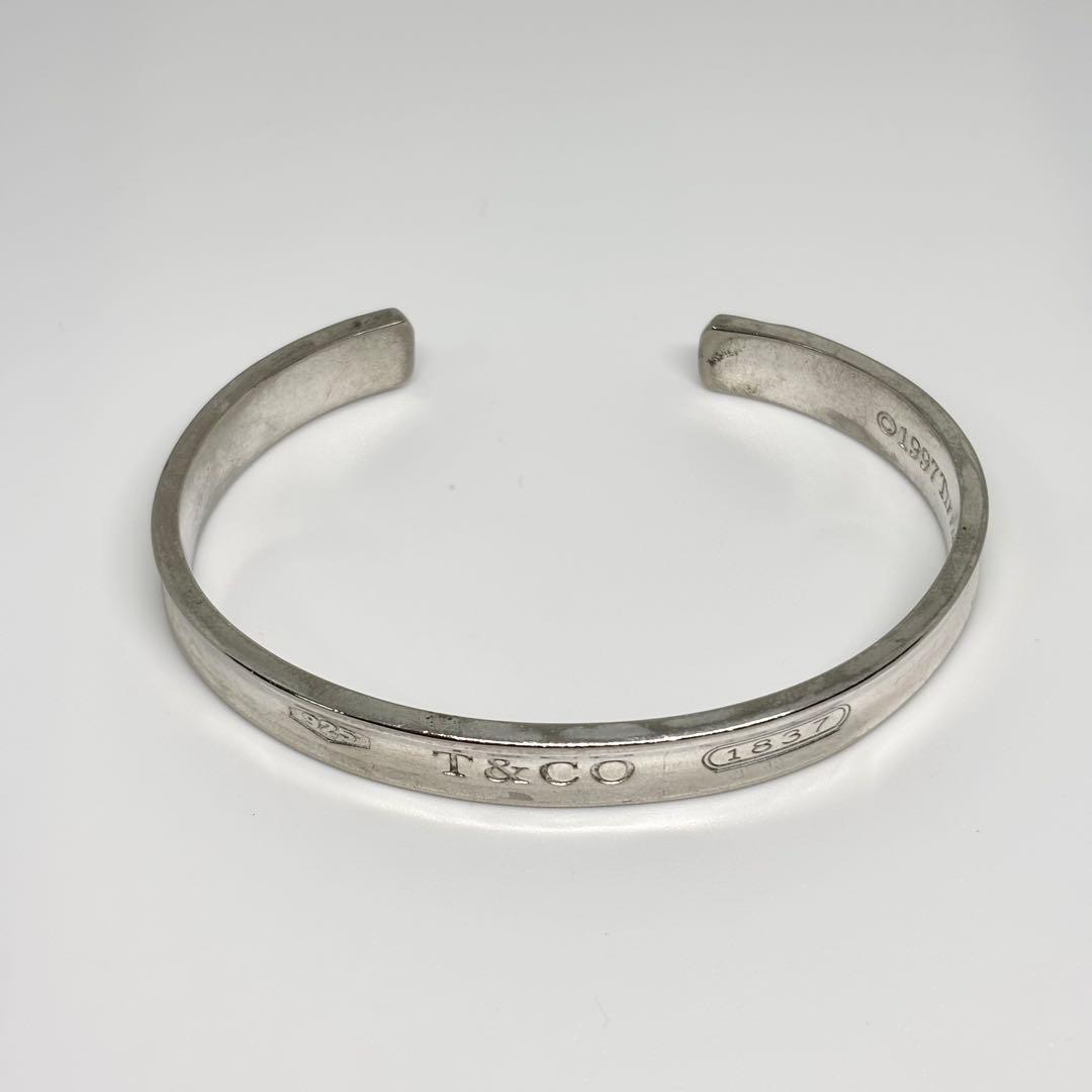 J176 ティファニー　バングル　スターリングシルバー　ナローカフ　925