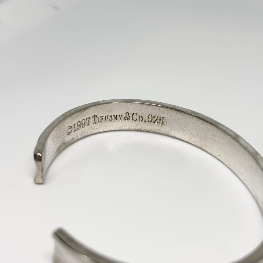 J176 ティファニー　バングル　スターリングシルバー　ナローカフ　925