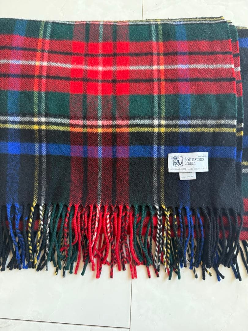 Johnstons of Elgin 大判カシミヤ ストール