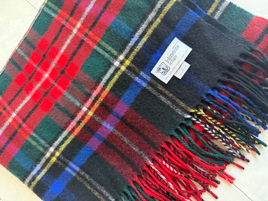 Johnstons of Elgin 大判カシミヤ ストール