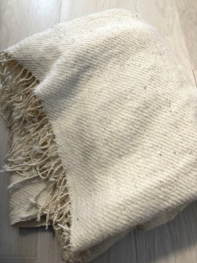 ヨーガンレール　ババグーリ　ケット　ラグ　織物　コットン　綿100％