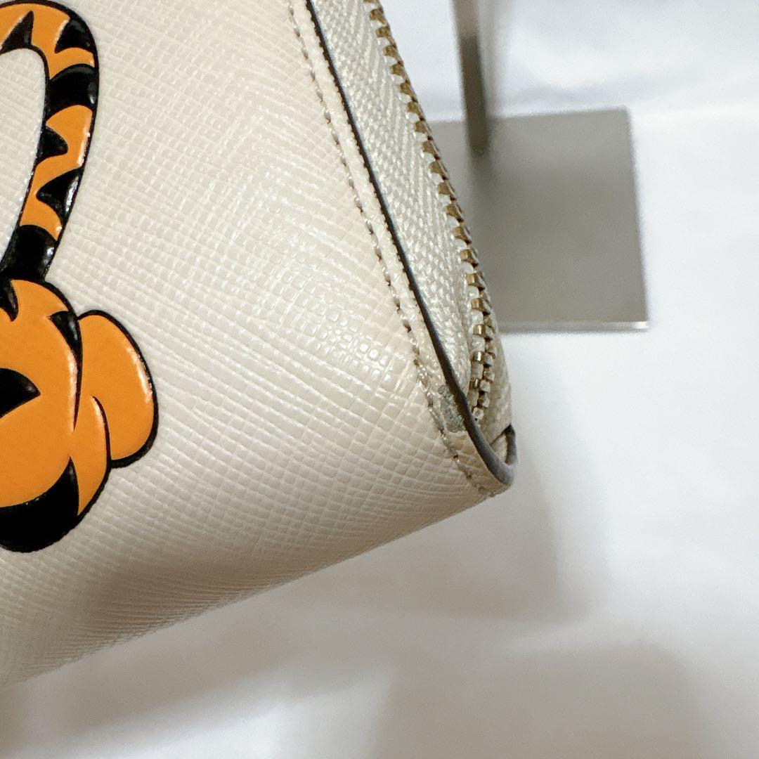 【レア】ケイトスペード ディズニー コラボ ティガー ラウンドジップ 長財布