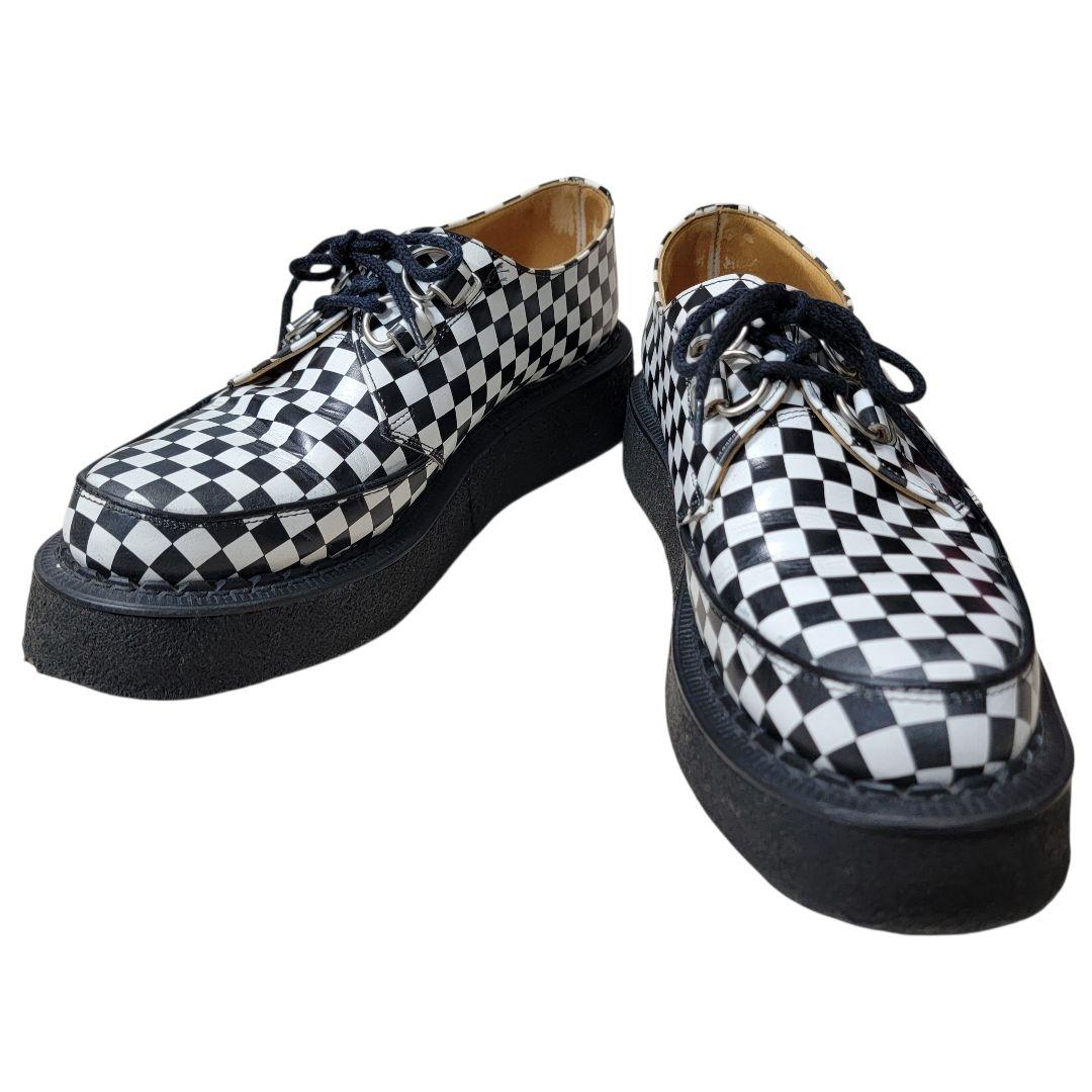 ​E COX ジョージコックス 8961 ギブソン ラバーソール 靴