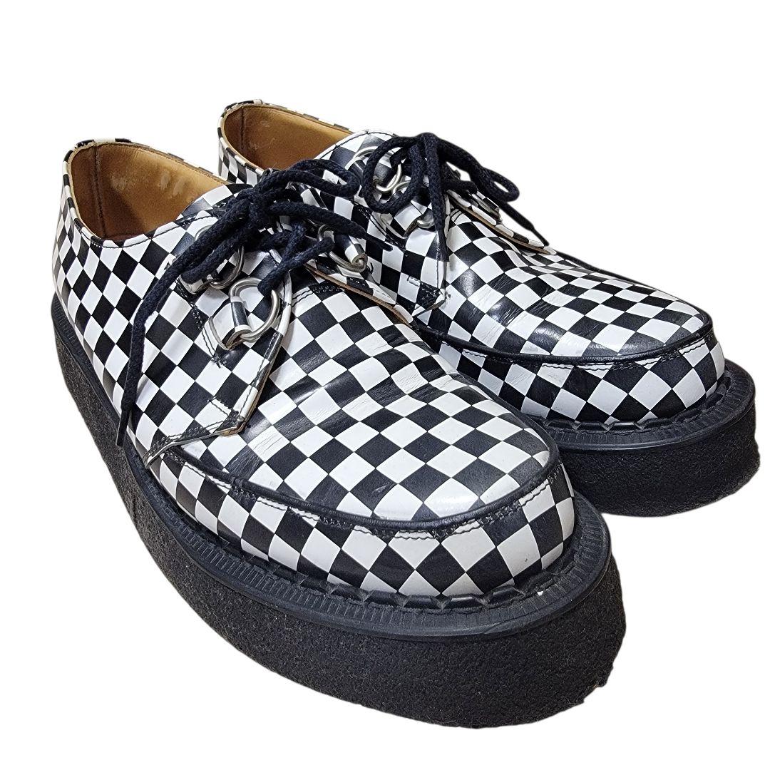 ​E COX ジョージコックス 8961 ギブソン ラバーソール 靴