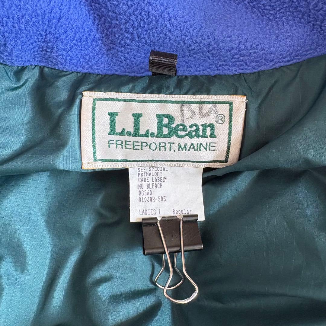 GanL.L.Beanヴィンテージプリマロフトジャケット　ハーフジップ