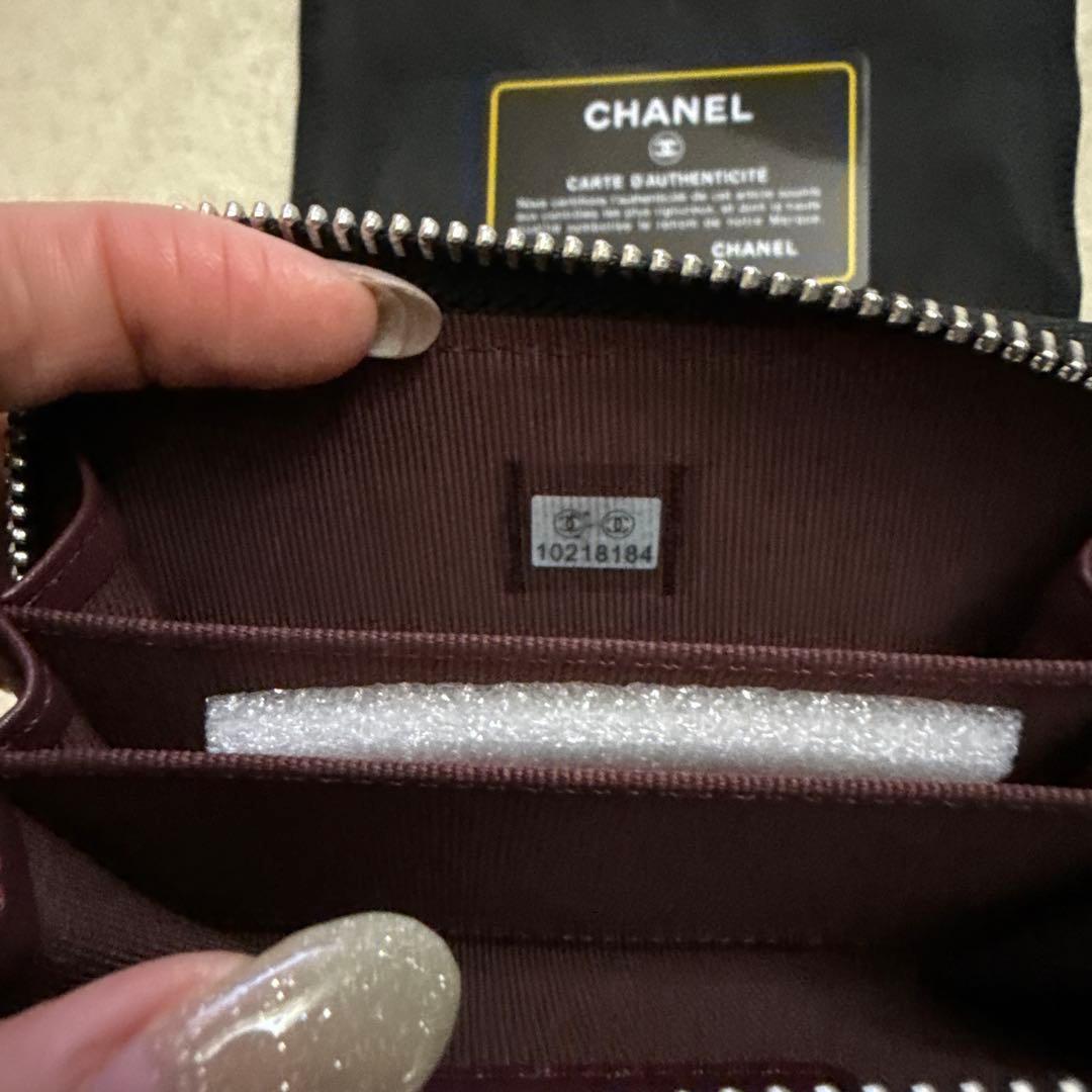 むーさん CHANEL ノベルティブラック キルティング ケース