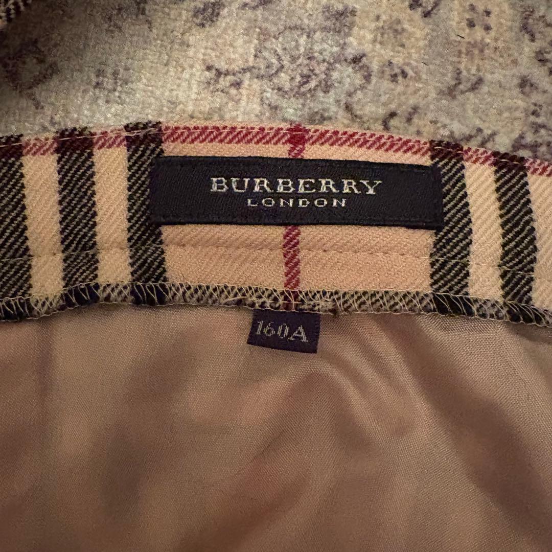 BURBERRY LONDON ノバチェック プリーツスカート 160