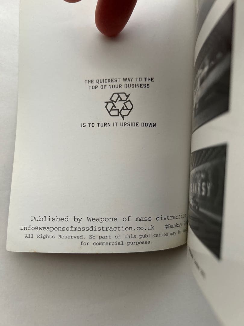 絶版 Banksy 初期作品集2冊 + 希少フライヤー 3点セット バンクシー
