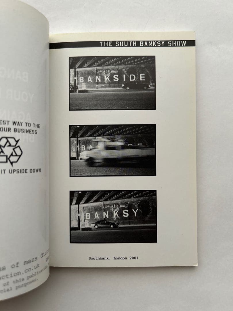 絶版 Banksy 初期作品集2冊 + 希少フライヤー 3点セット バンクシー