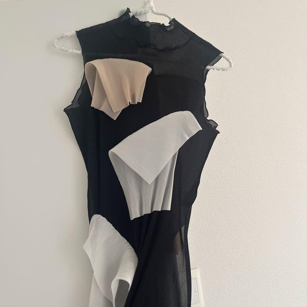 【kotohayokozawa】ノースリーブ ワンピース