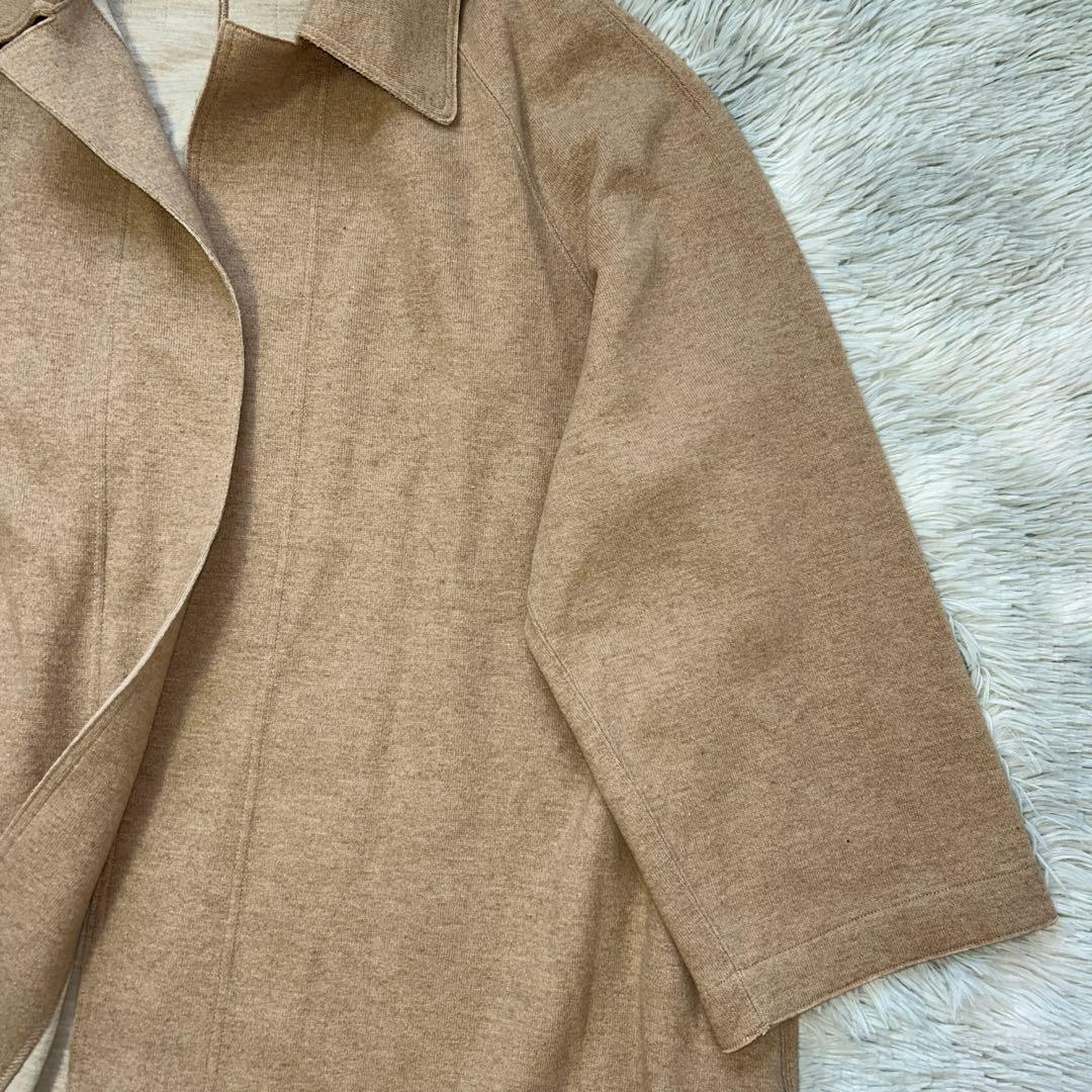 【美品】COGTHEBIGSMOKE ボタンレストレンチコート キャメル