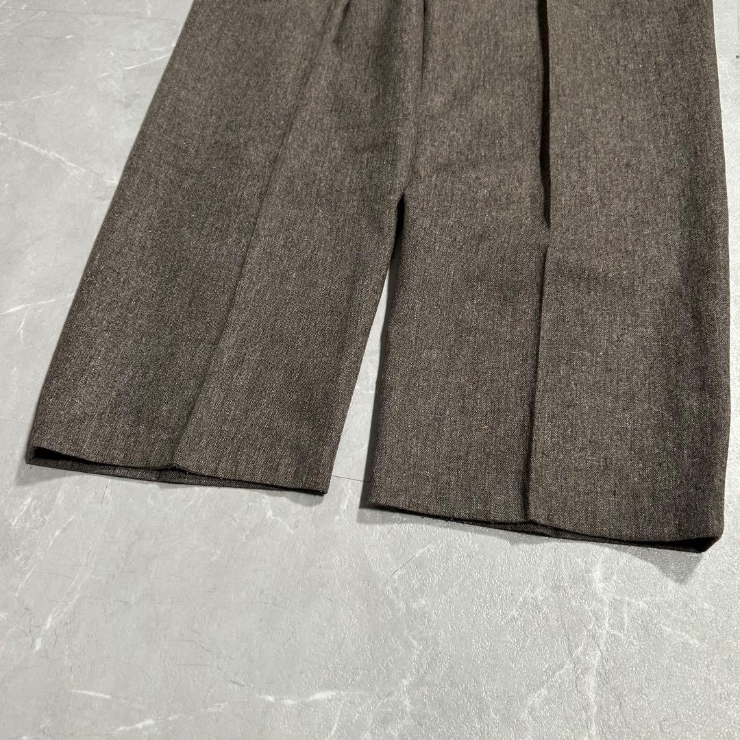 80s~90s vintage ツータックスラックス カスリ 絣 ロカビリー L