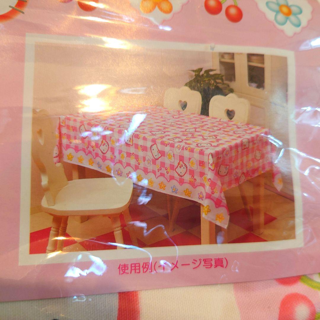 ば*ん様 ハローキティ　テーブルクロス　さくらんぼ　カオハナ　レトロ　平成　19