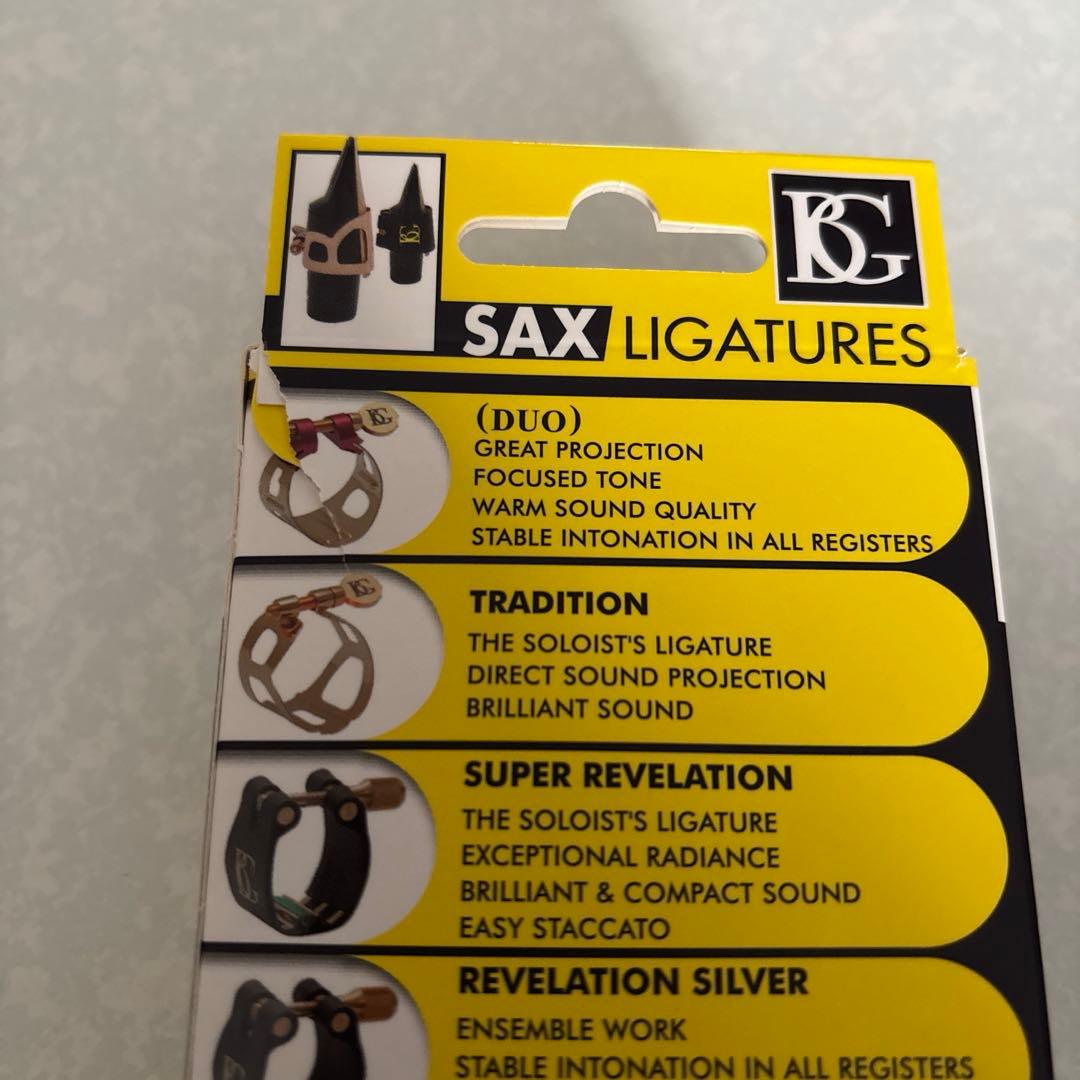 BG トラディションローズゴールド　バリトンサックスリガチャー 【美品】