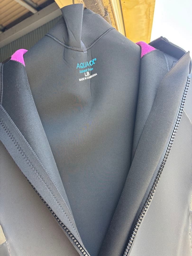 1回使用　FELLOW　ウェットスーツ　フルスーツ　5×3mm サイズLB