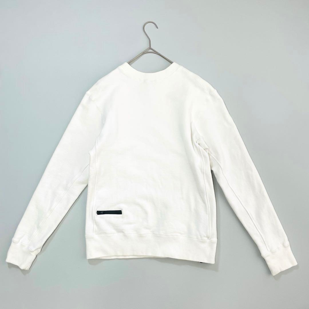 6373 TFW49 クルーネックスウェット　サイドジップ　ホワイト