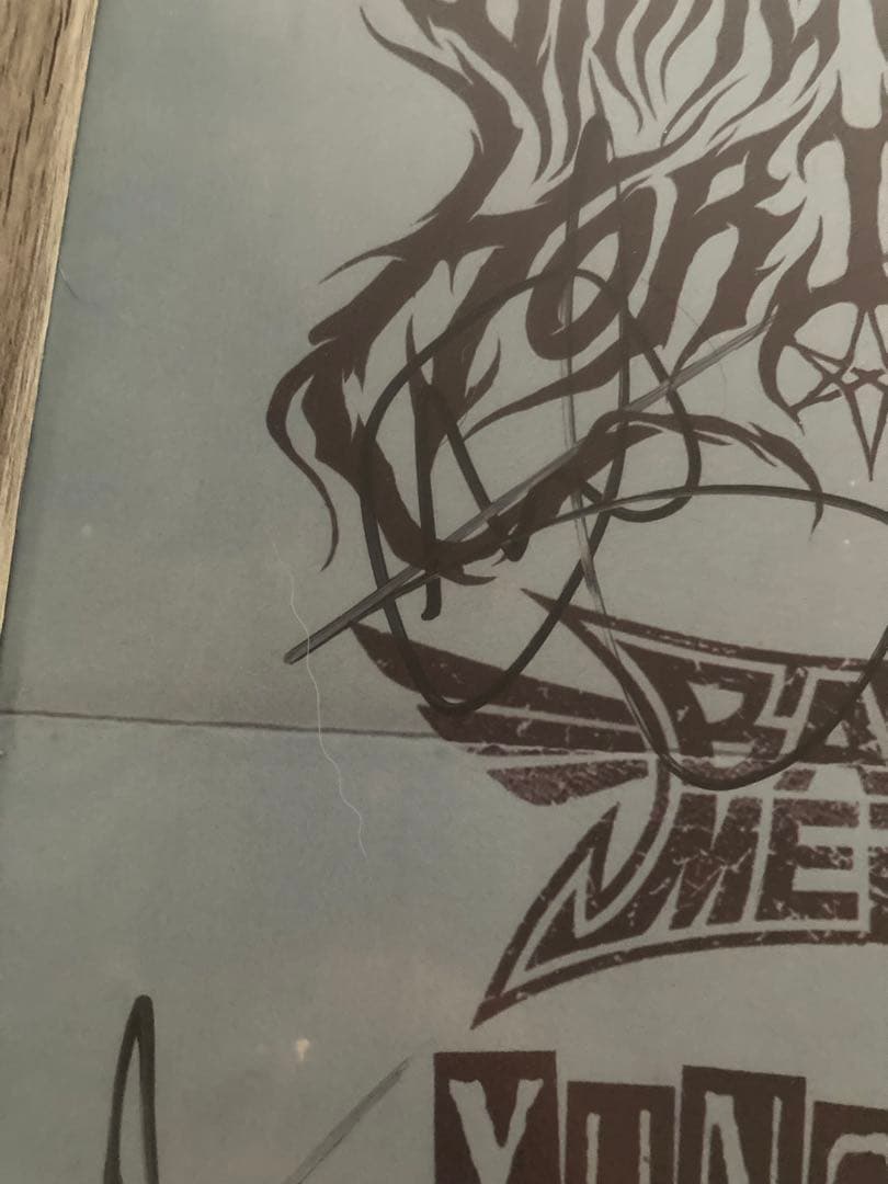 7*0様 レア　bring me the horizon直筆サインチラシ　bmt