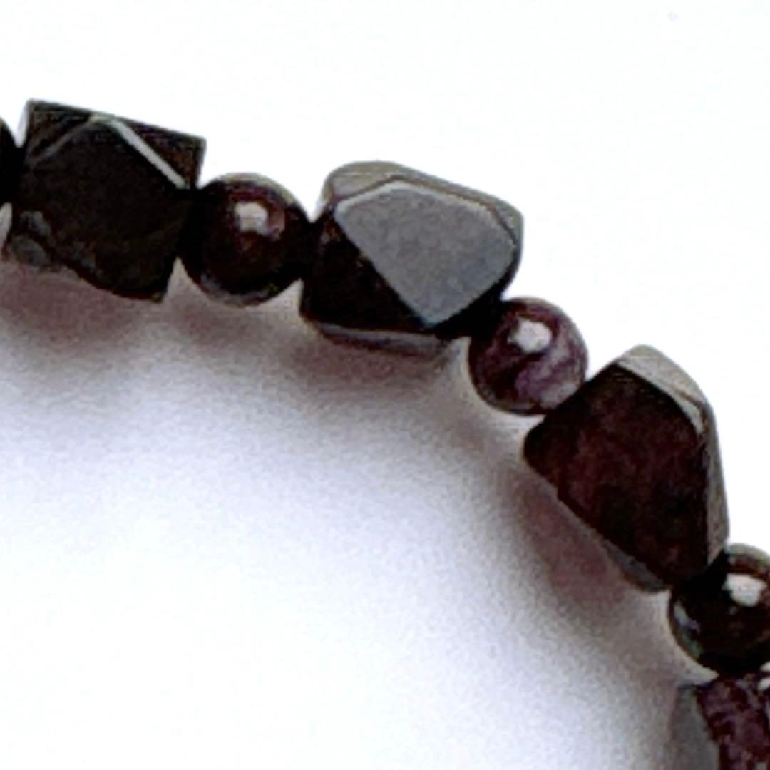 ごんまる様♥️2本♡シトリン大玉虹入り＆チェロアイト・アメジスト天然石ブレスレット