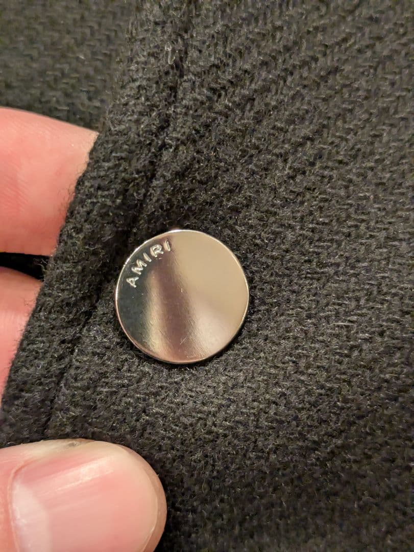 ぱるるん　Amiri 骨 ボーンバーシティウールブルゾン 50