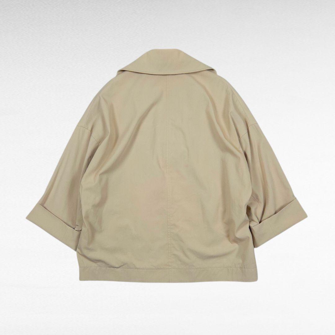 ジャケット・アウター ebure Beige Short Trench Coat